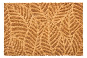 Dørmåtte i flot design E-Coco Embossed Leaves 40x60 cm