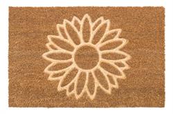 Dørmåtte i flot design E-Coco Embossed Sunflower 40x60 cm