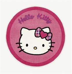 A Hello kitty børnetæppe i lyserød farve