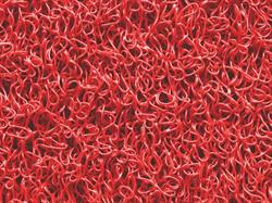 Curly spaghetti skrabemåtte i farve 001 rød