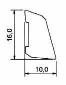 Primocel sandliste P5001 10 x 16 mm