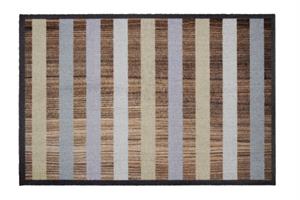 Smudsmåtte indendørs Mondial Wood stripes i 50 x 75 cm