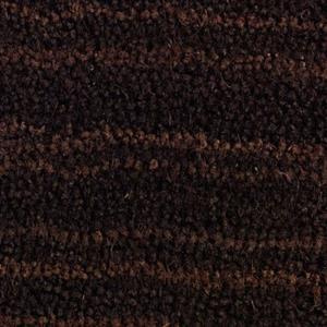 Kokosmåtte i brun terracotta i 17 mm tykkelse