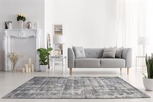 Vercai rugs Oregon Cream dark grey col Z441A