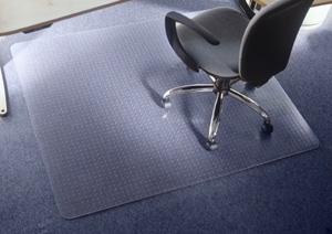 Køreplade til kontor stole i 120 x 150 cm m/nop - 215462226 - Din tæppekæde.dk