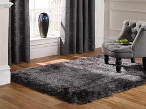 Flair Rugs Shaggy Pearl Dark Grey