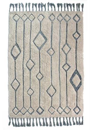 Flair Rugs Solitaire Natural Duck Egg i 140 x 200 cm