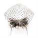 Lammeskind stolehynde i Sølv med sort i 37 x 37 cm