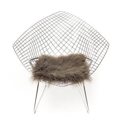 Tibetansk lammeskindshynde i Ash i 37 x 37 cm