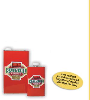 Timberex Satin Oli hvid i 1 liter