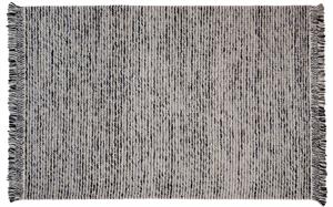 Kludetæppe Dolly med frynser grå 200 x 300 cm
