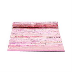 Rug Solid Kludetæppe i pink mix i 75 x 200 cm