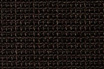 Sisal tæppe i sort i 400 cm bredde